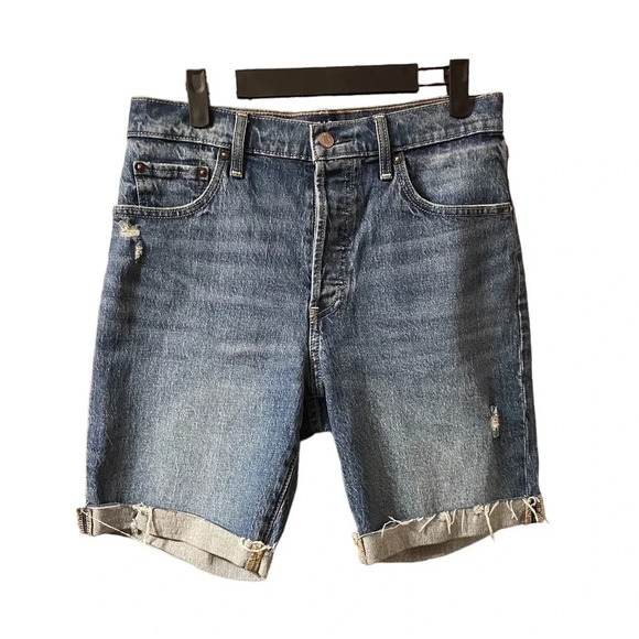 GAP WOMENS DENIM BERMUDA SHORTS - Picture 1 of 5